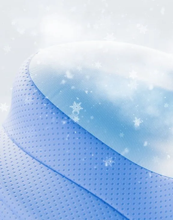 Derila Ergo pillow breathable cover close-up